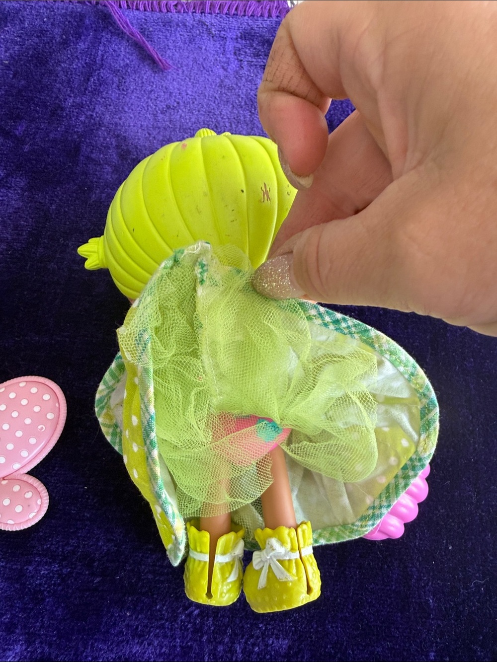 Lalaloopsy Littles Twinkle 'N' Flutters Doll with Butterfly & Cocoon Pets - Picture 5 of 7